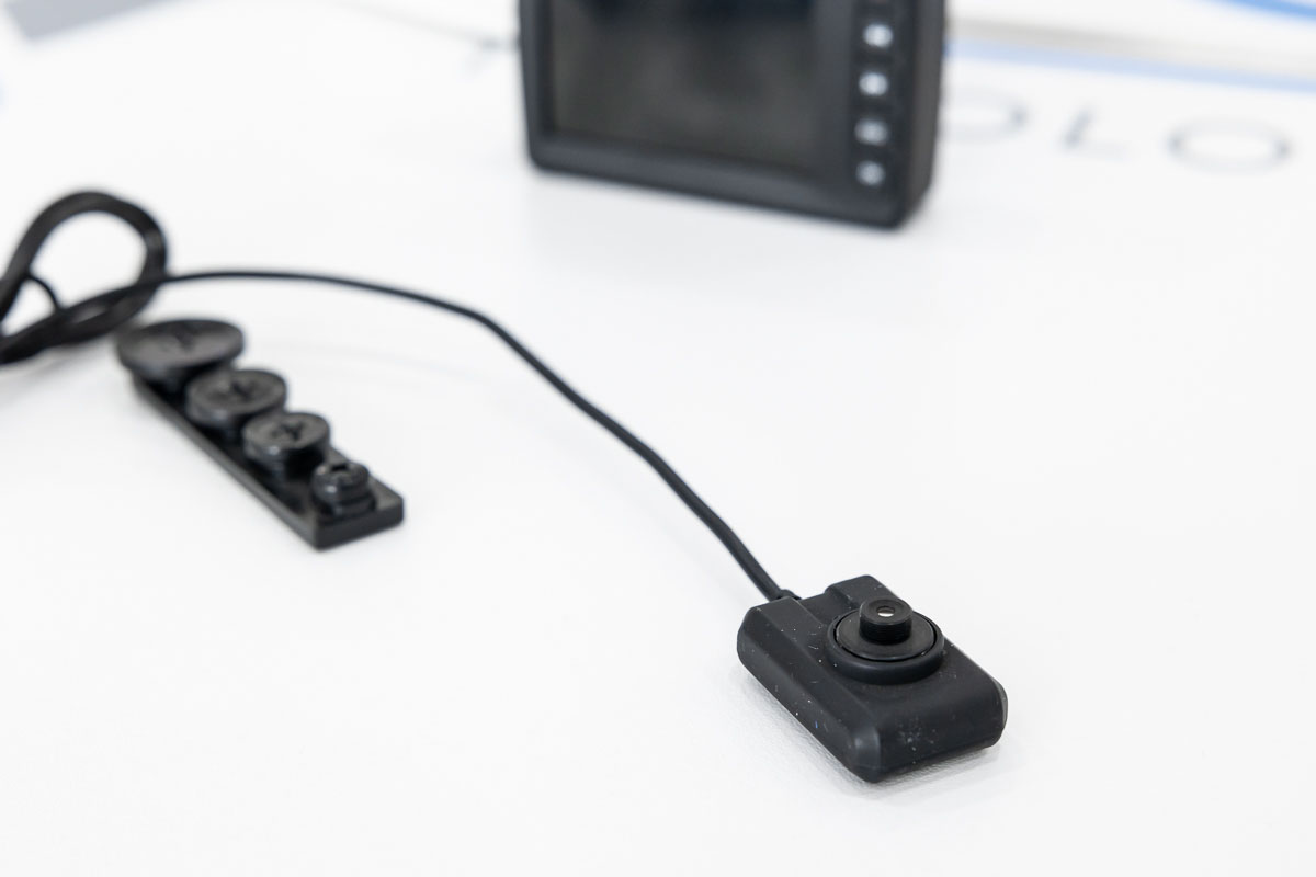 Bottone spia con DVR e monitor con batteria di lunga autonomia CAM.23