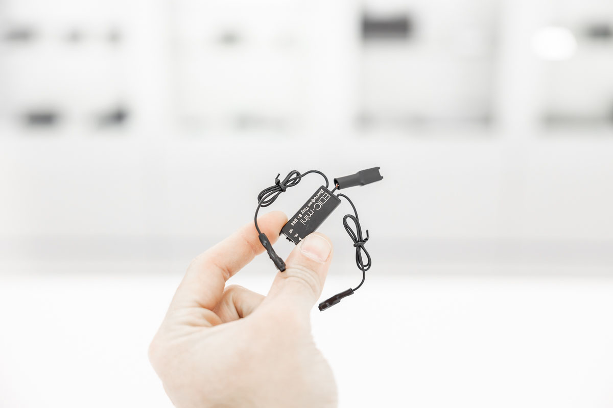 Mini registratore spia portata 12 metri con alimentazione esterna REC.V.05