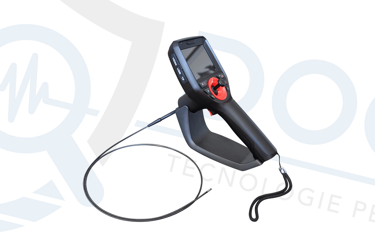 Endoscopio Wifi con Sonda da 3 mt Telecamera da 1.000.000 Pixel con Zoom 4x e Schermo a Colori