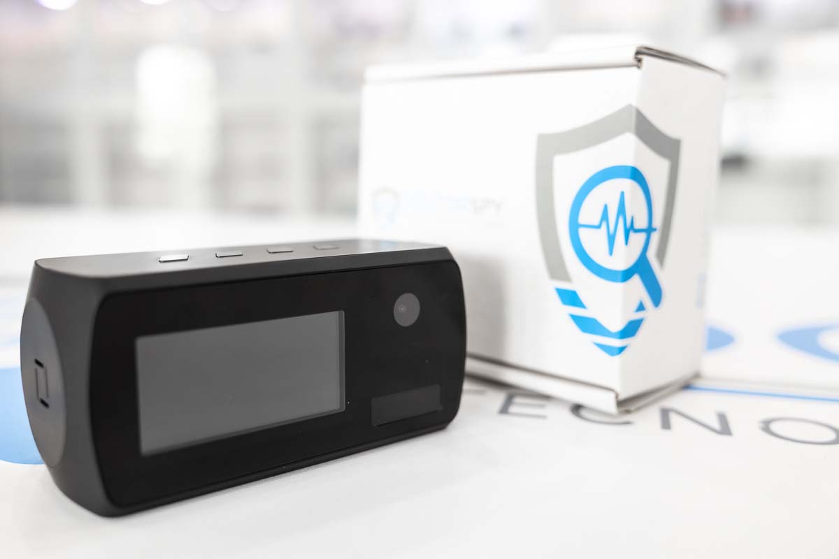 Microcamera wifi full HD in orologio digitale con visione notturna CAM.W.23