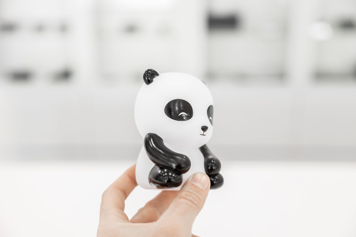 Micro registratore VOX nascosto in pupazzo panda 25 ore in continuato DES.22