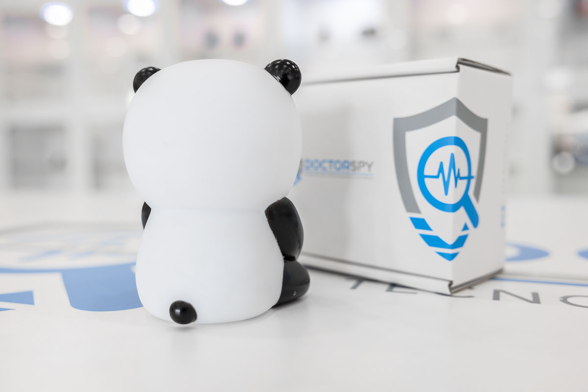 Micro registratore VOX nascosto in pupazzo panda 25 ore in continuato DES.22