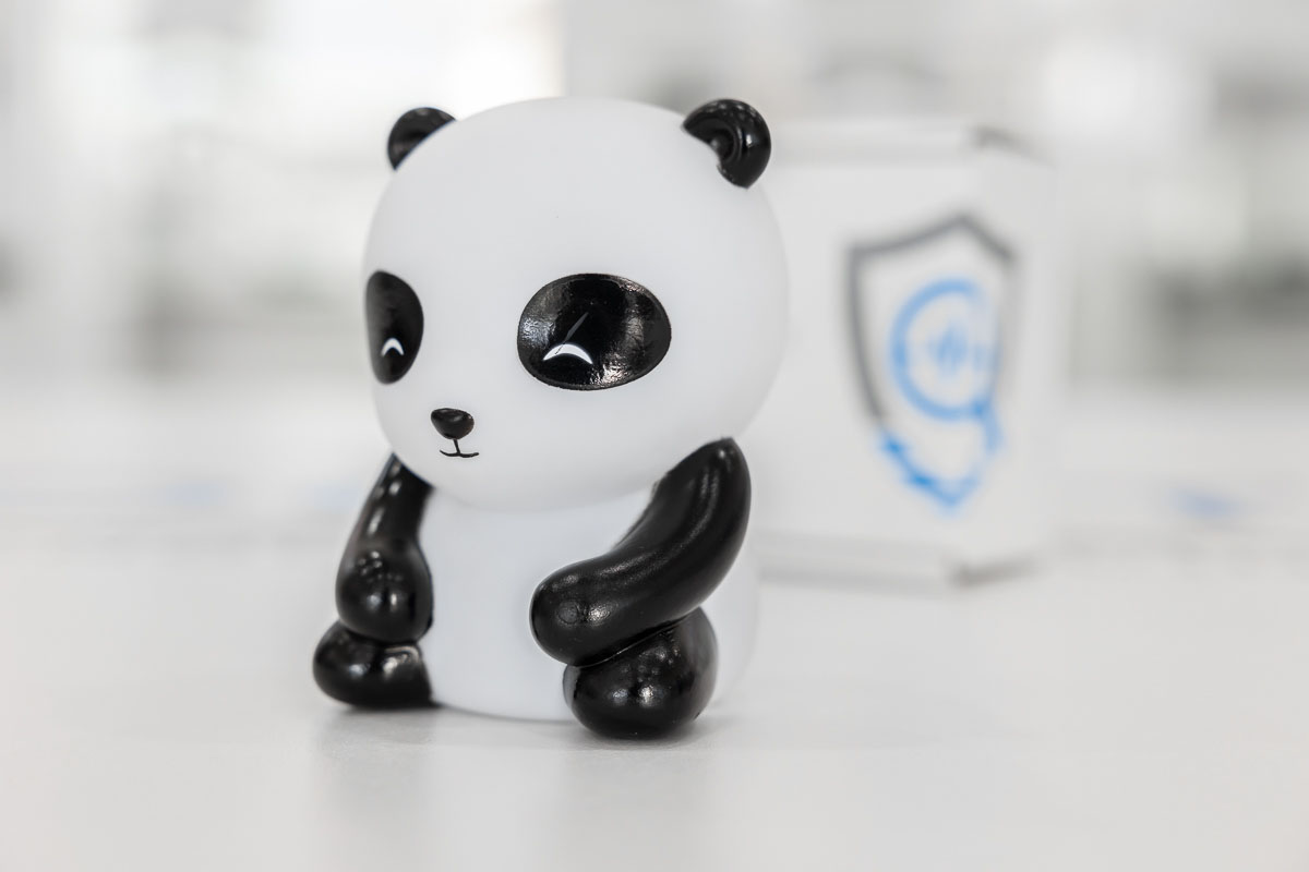 Micro registratore VOX nascosto in pupazzo panda 25 ore in continuato DES.22