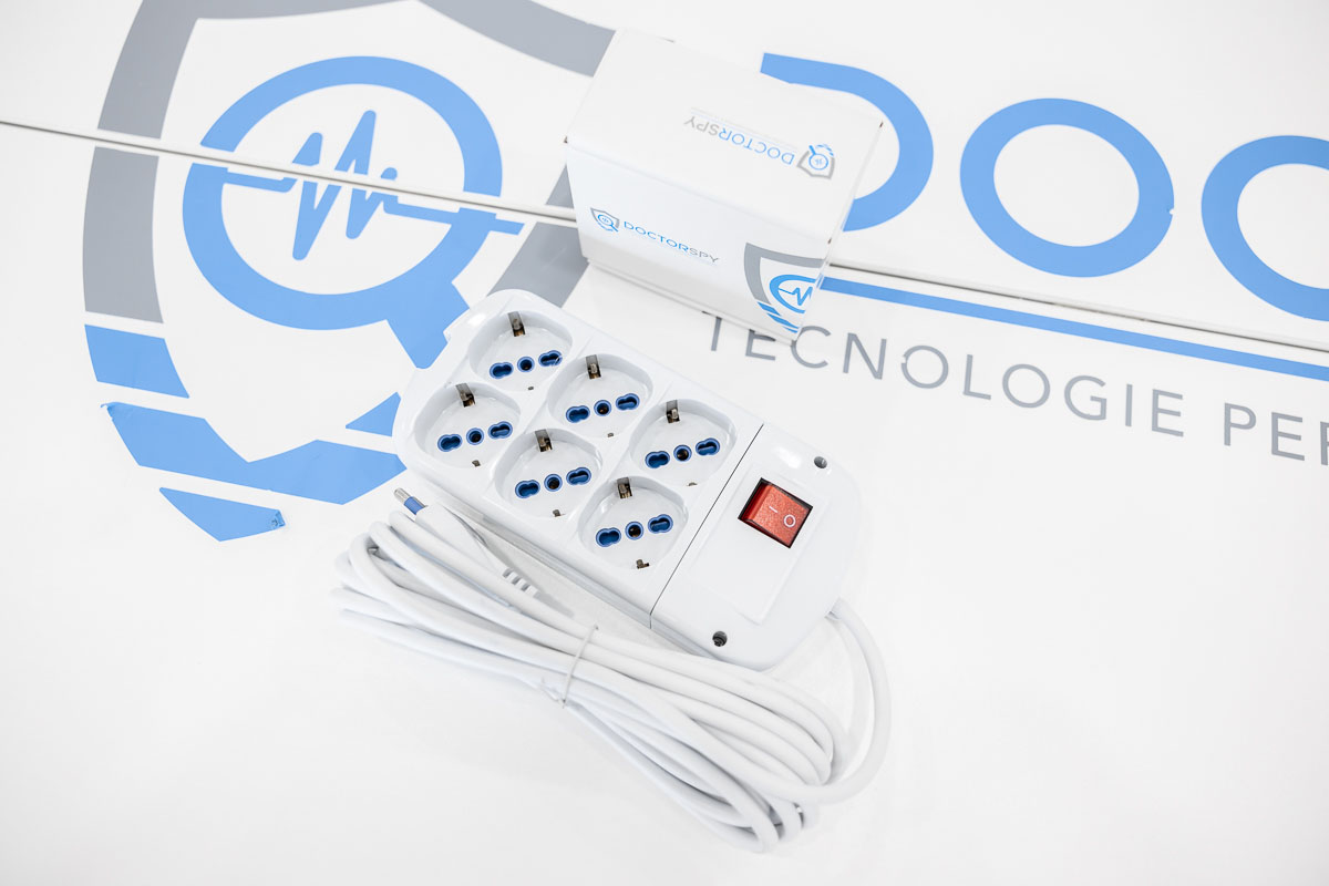 Cimice wifi in ciabatta elettrica 220V MIC.W.01