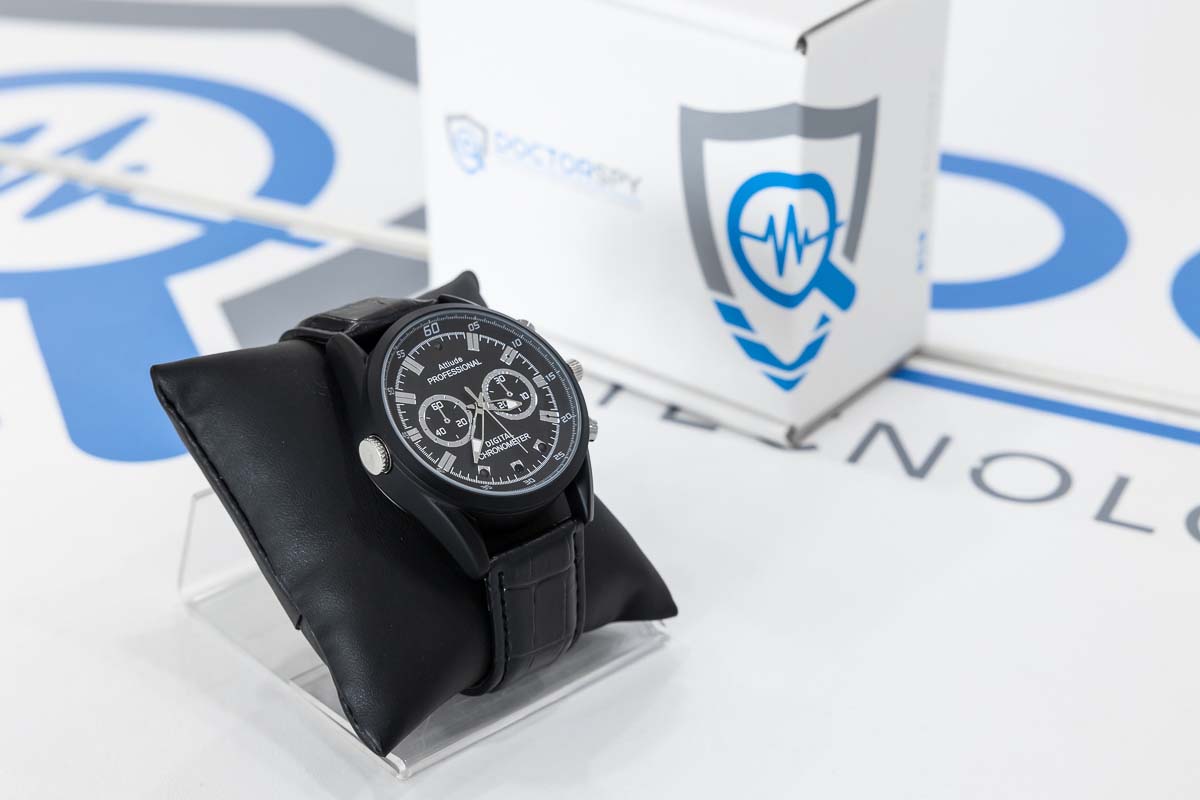 Mini telecamera spia full HD con infrarossi in orologio da polso CAM.69