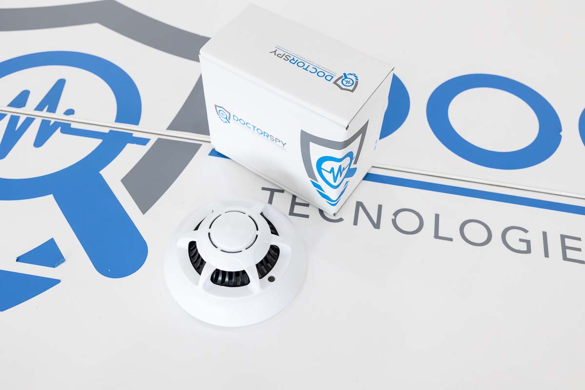 Mini telecamera wifi in alta risoluzione in 140° in sensore di fumo CAM.W.02