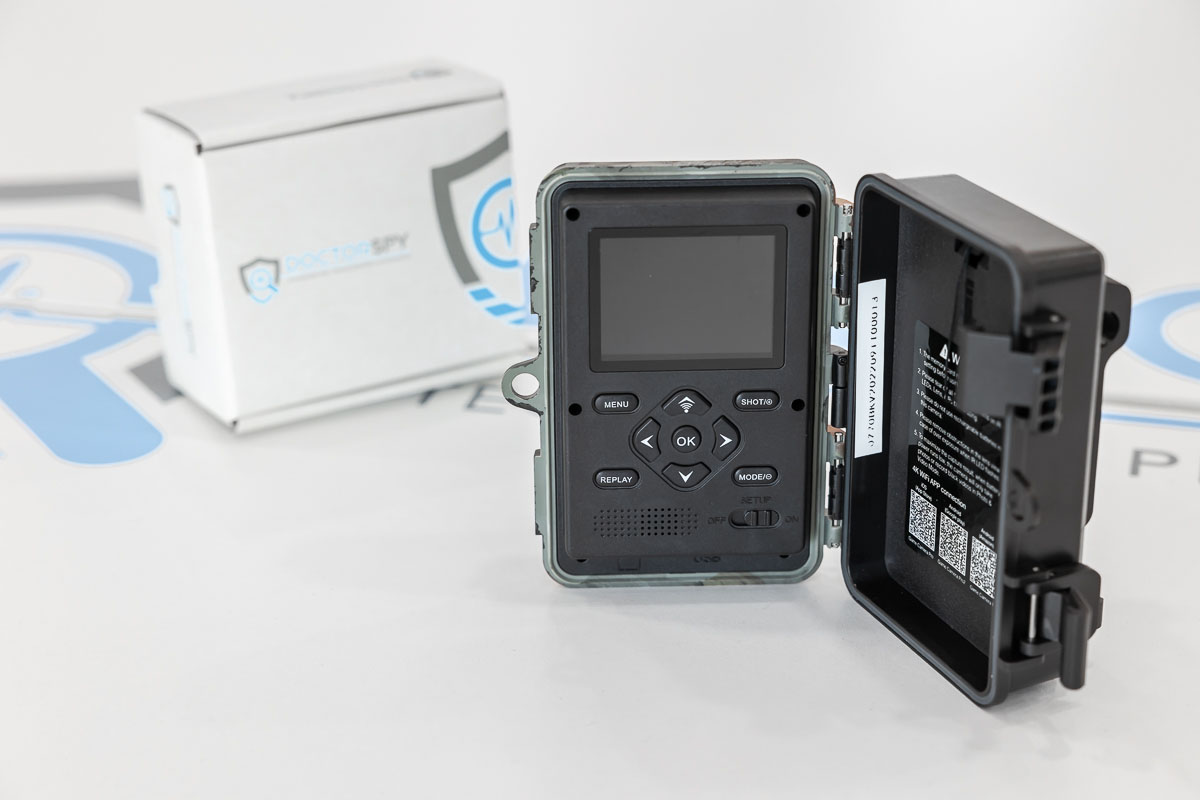 Telecamera trappola 4K wifi con infrarossi e controllo con app CAM.TRA.03