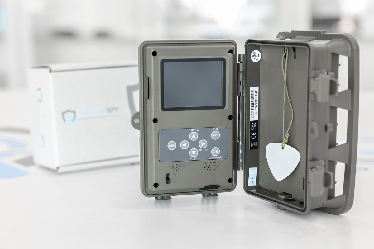 Fototrappola 4K 16 megapixel con 64 GB di memoria per caccia e videosorveglianza CAM.TRA.01