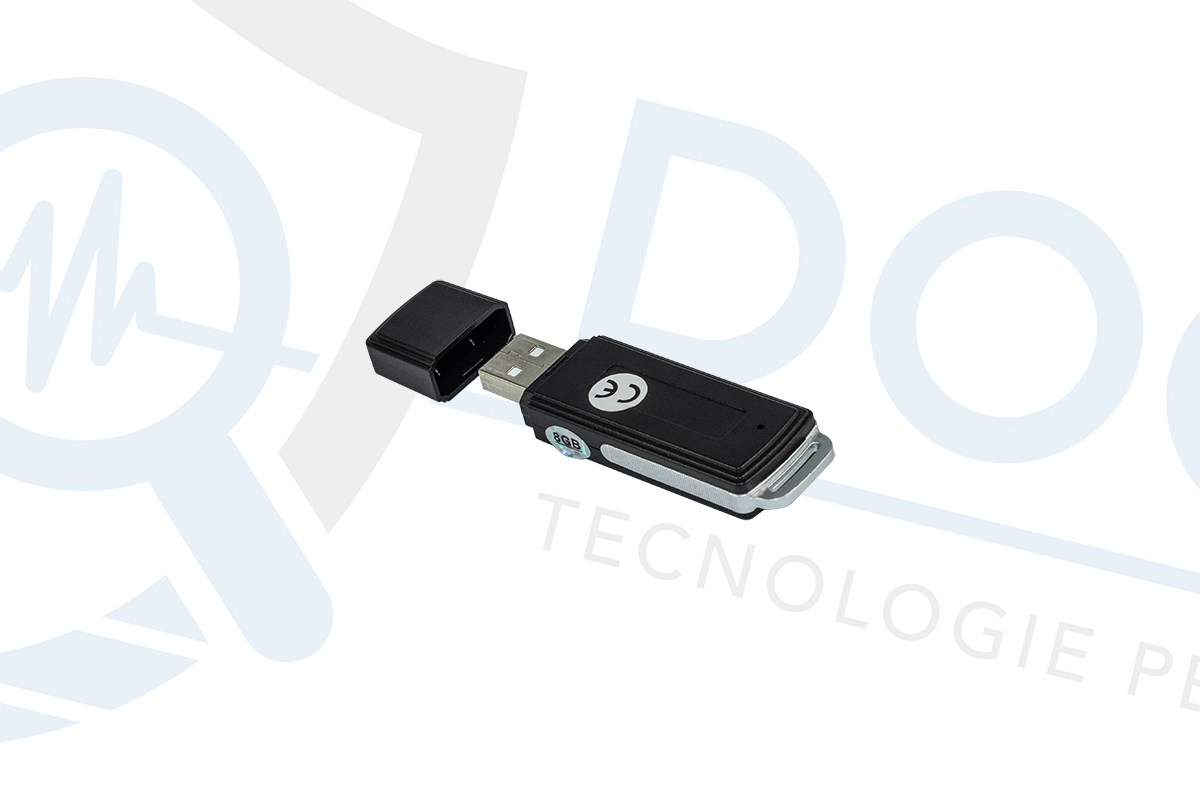 Micro Registratore in Chiavetta USB Memoria Integrata 8 GB