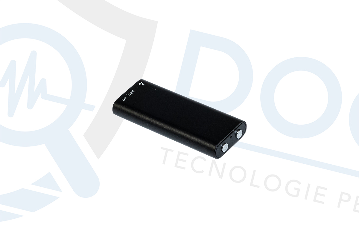 Micro Registratore 8 GB 13 Ore di Autonomia con Ricarica Ultra Rapida