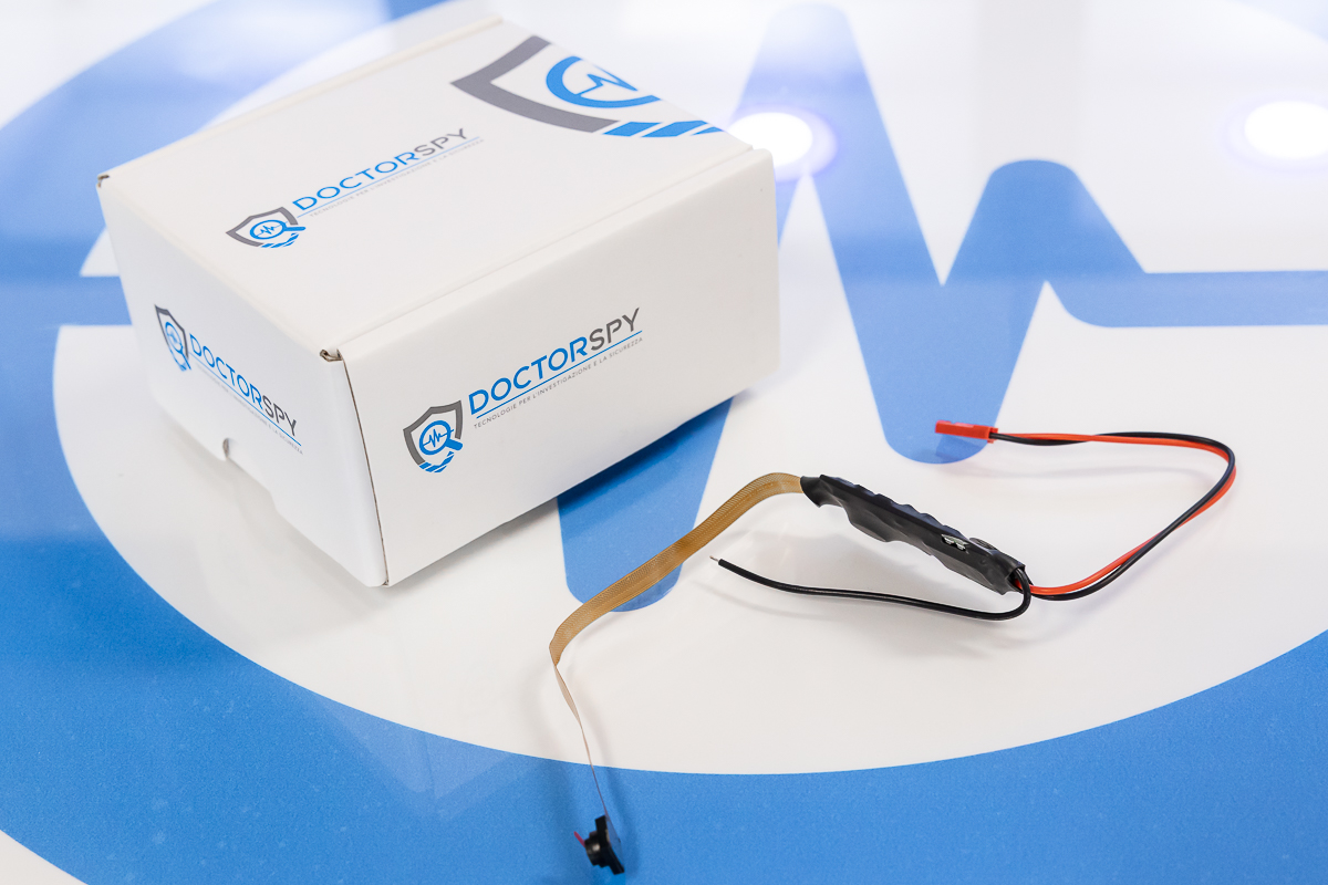 Mini telecamera spia CAM.08 vista dall'alto