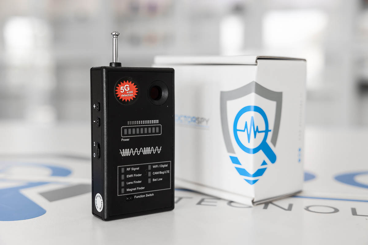 Rilevatore multifunzione di cimici spia, microcamere e registratori RIL.16