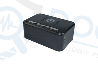 Cassa Bluetooth con telecamera spia wifi full HD con altoparlante orologio digitale CAM.W.57