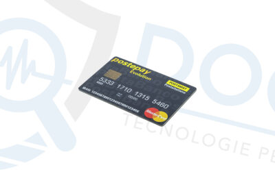 Micro registratore digitale in finta carta prepagata / bancomat / carta di credito REC.V.30