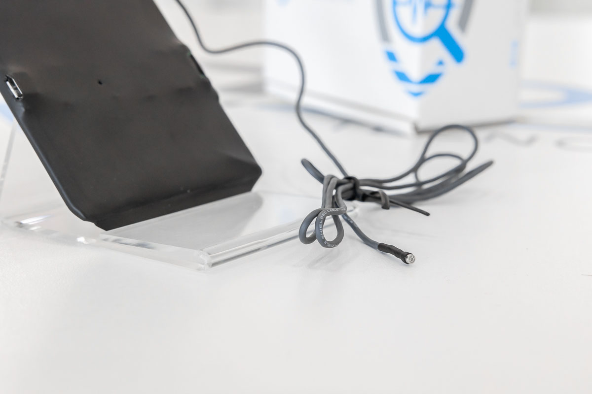 Registratore spia ultrapiatto con microfono Knowles 225 giorni in stand-by REC.V.40