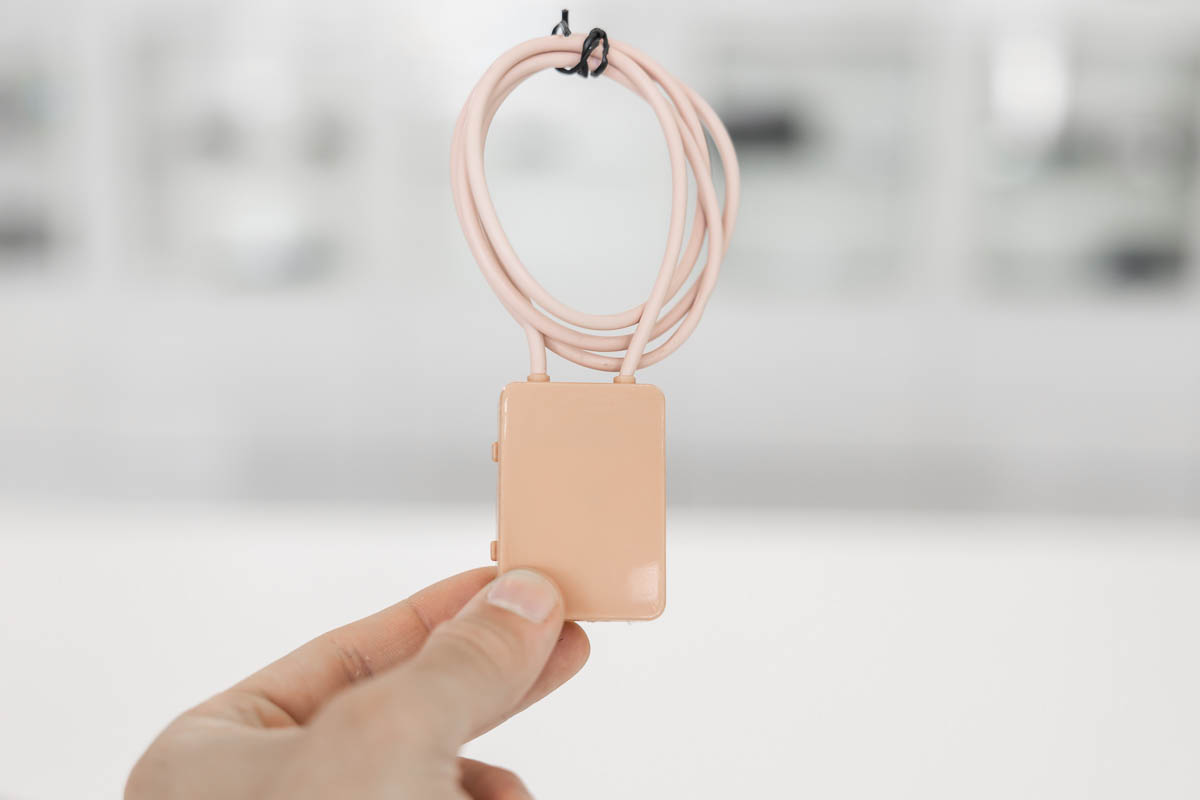 Micro auricolare GSM Bluetooth con collana a induzione 2 auricolari AURIC.07