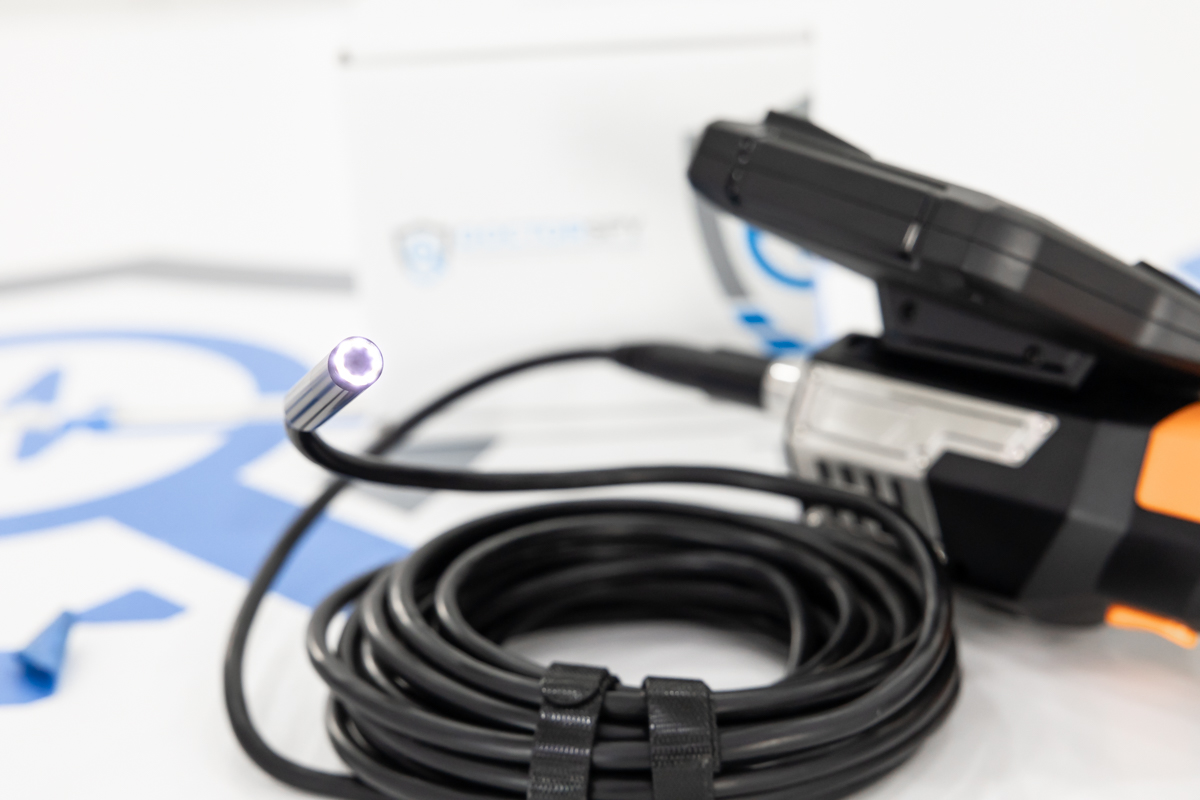 Endoscopio professionale videoscopio doppia lente da 8mm con schermo IPS qualità HD con sonda lunga 3 metri VI.SCO.01