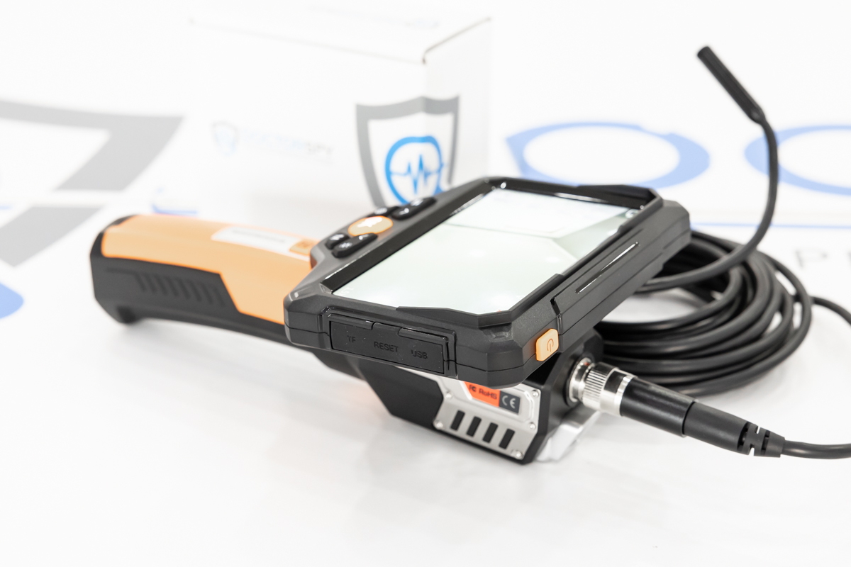 Endoscopio professionale videoscopio doppia lente da 8mm con schermo IPS qualità HD con sonda lunga 3 metri VI.SCO.01