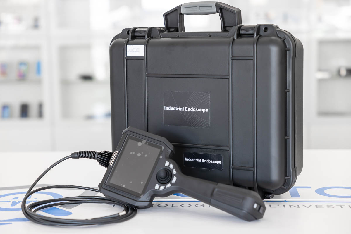 Endoscopio videoscopio wifi professionale HD con sonda da 3 metri 6 mm di spessore e schermo HD LCD a colori VI.SCO.03