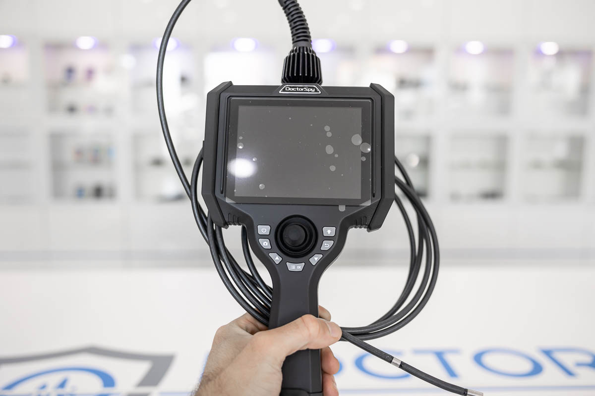 Endoscopio videoscopio wifi professionale HD con sonda da 3 metri 6 mm di spessore e schermo HD LCD a colori VI.SCO.03