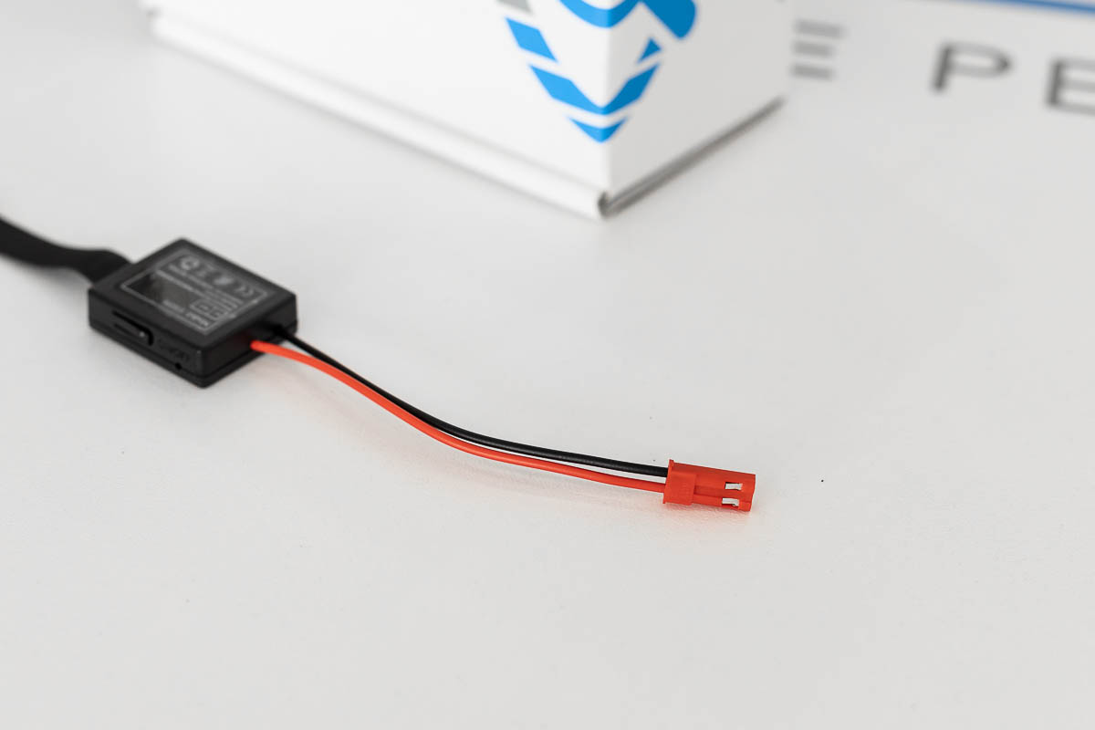 Modulo DVR della microtelecamera spia full HD con cavo di alimentazione rosso e nero e connettore – CAM.04