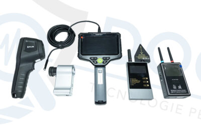 Kit PRO 01 per bonifiche ambientali TSCM con attrezzi e valigia da trasporto