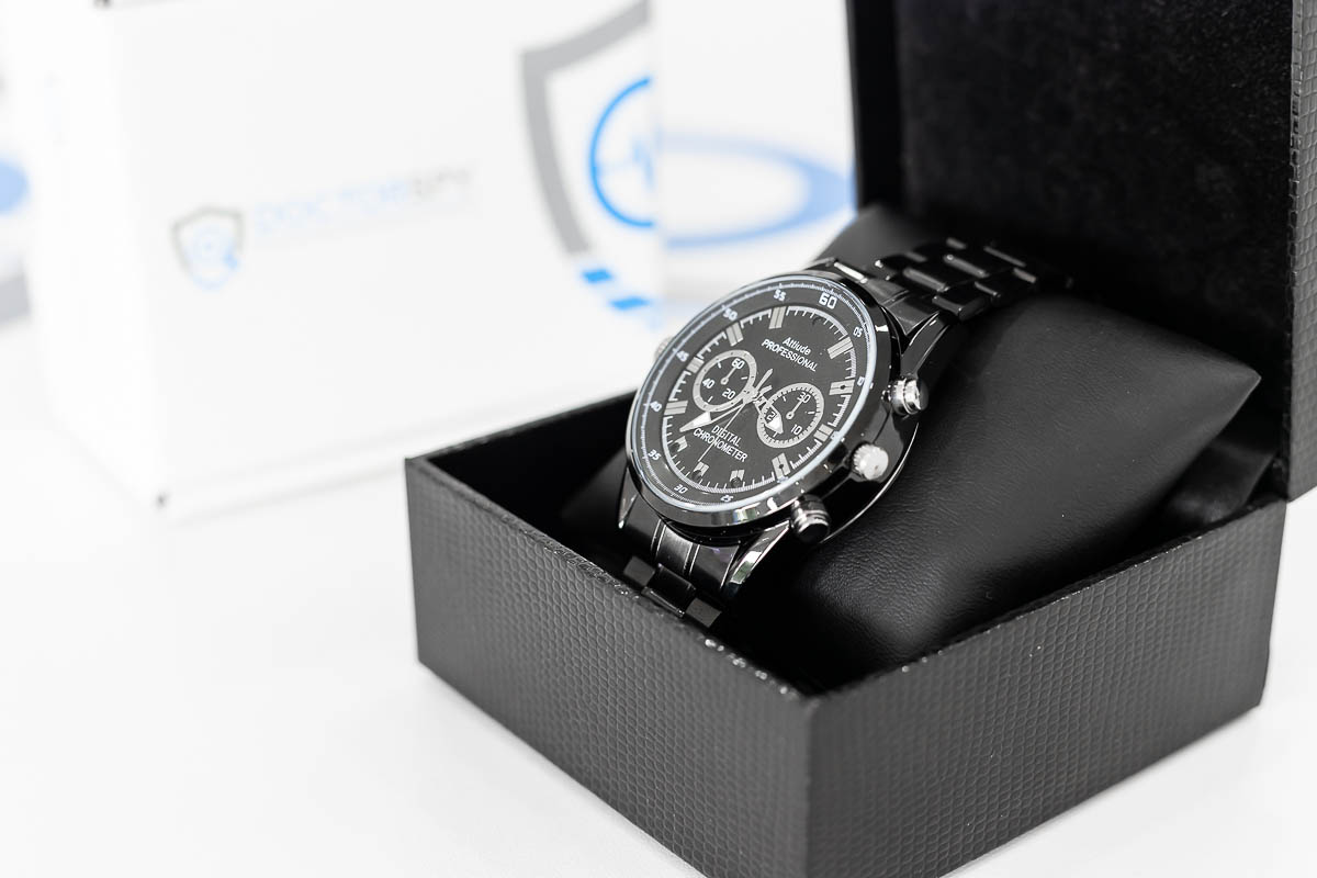 Telecamera wifi full HD per lettura testi in orologio acciaio CAM.W.01