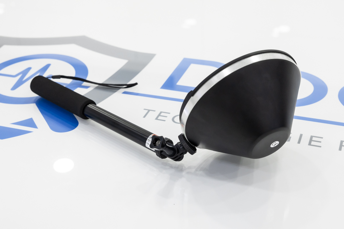 Rilevatore di giunzioni non lineari professionali con antenna polarizzata e asta telescopica RIL.11