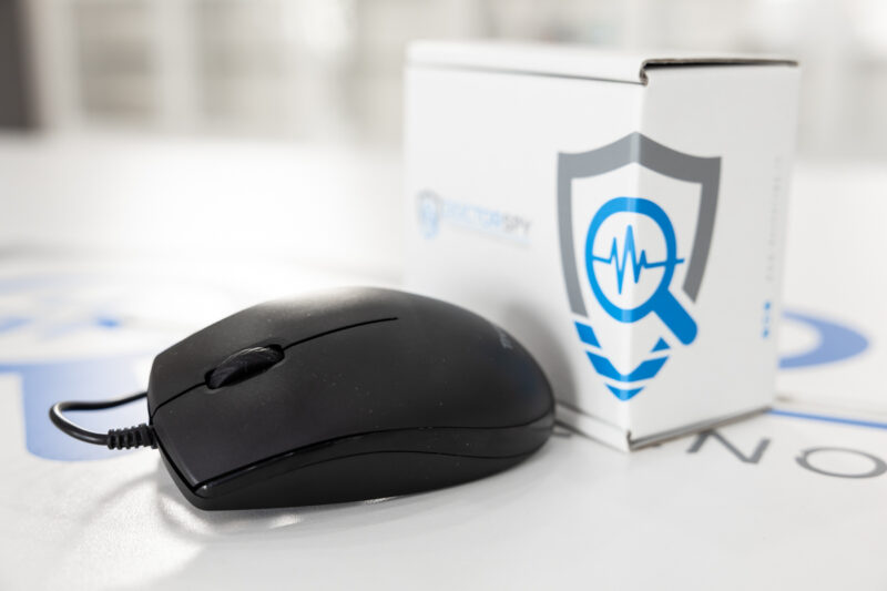 Microspia GSM VOX ad alimentazione continua occultata in mouse per PC DES.10
