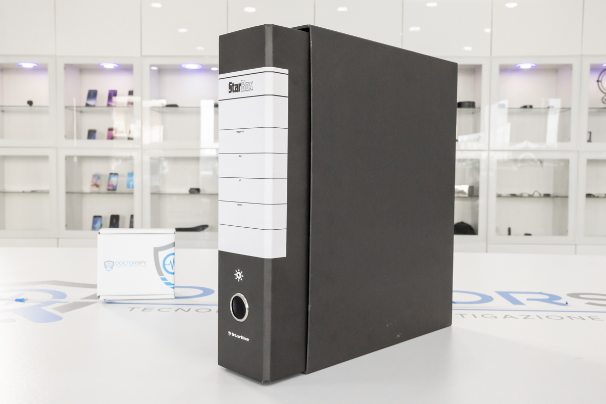 Mini telecamera wifi P2P full HD audio e video occultata in faldone per documenti A4 DES.01