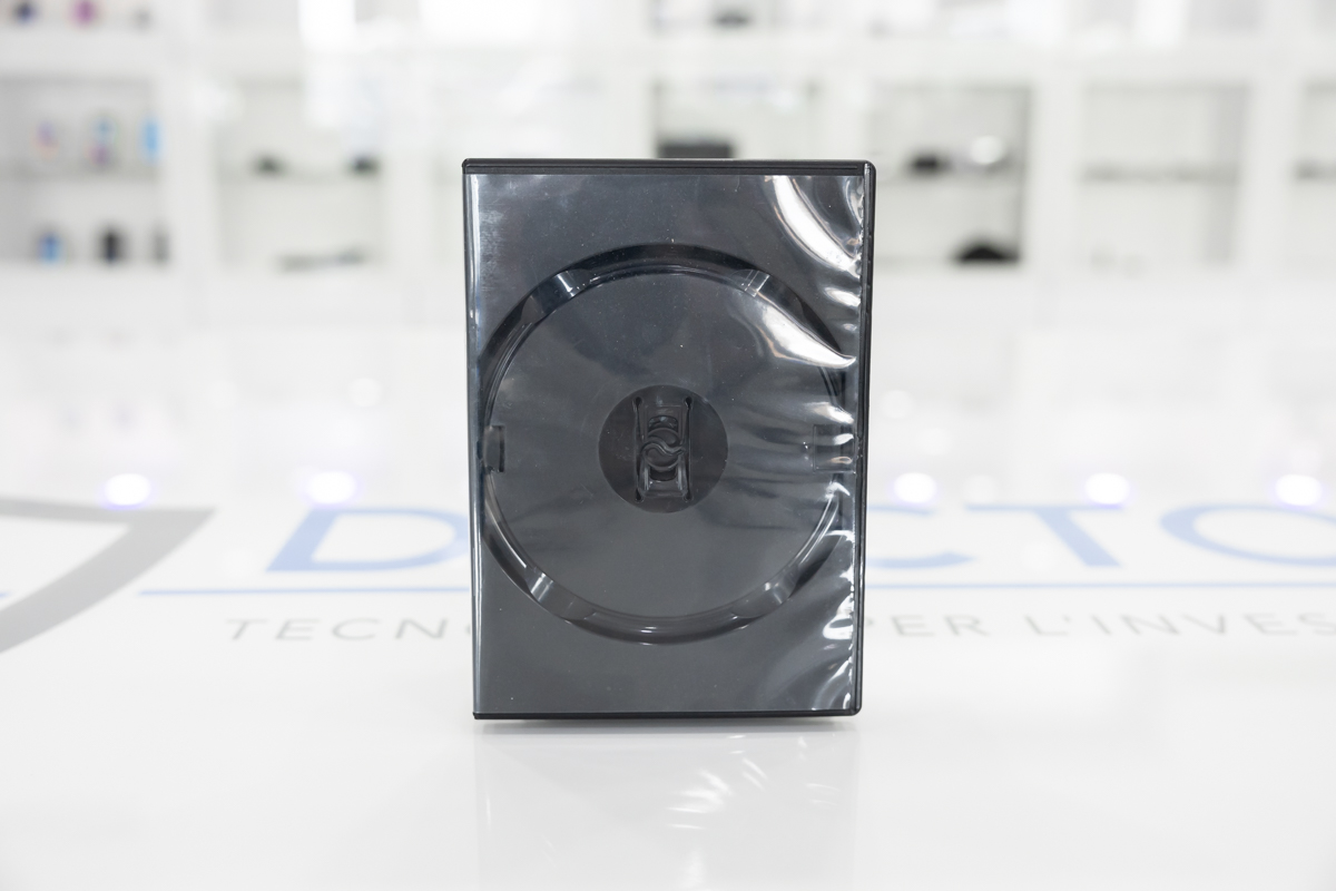 Telecamera spia con DVR audio video full HD con ottica grandangolare occultata in custodia DVD DES.05