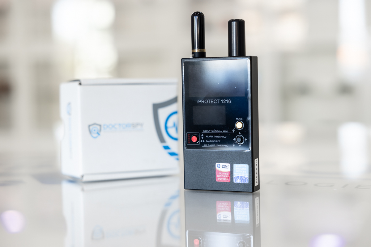 Rilevatore di microspie RF professionale iProtect 1216 Digiscan-labs a 3 bande fino a 12 GHz, con rilevamento wifi, 3g, Bluetooth, RIL.40