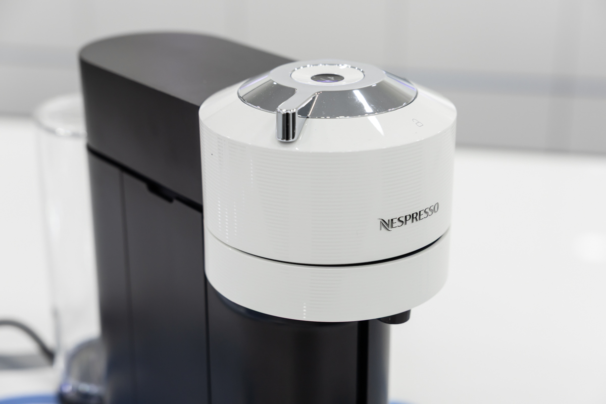 Microcamera wifi p2p audio video full HD occultata in macchina del caffé Nespresso Krups Vertuo DES.03