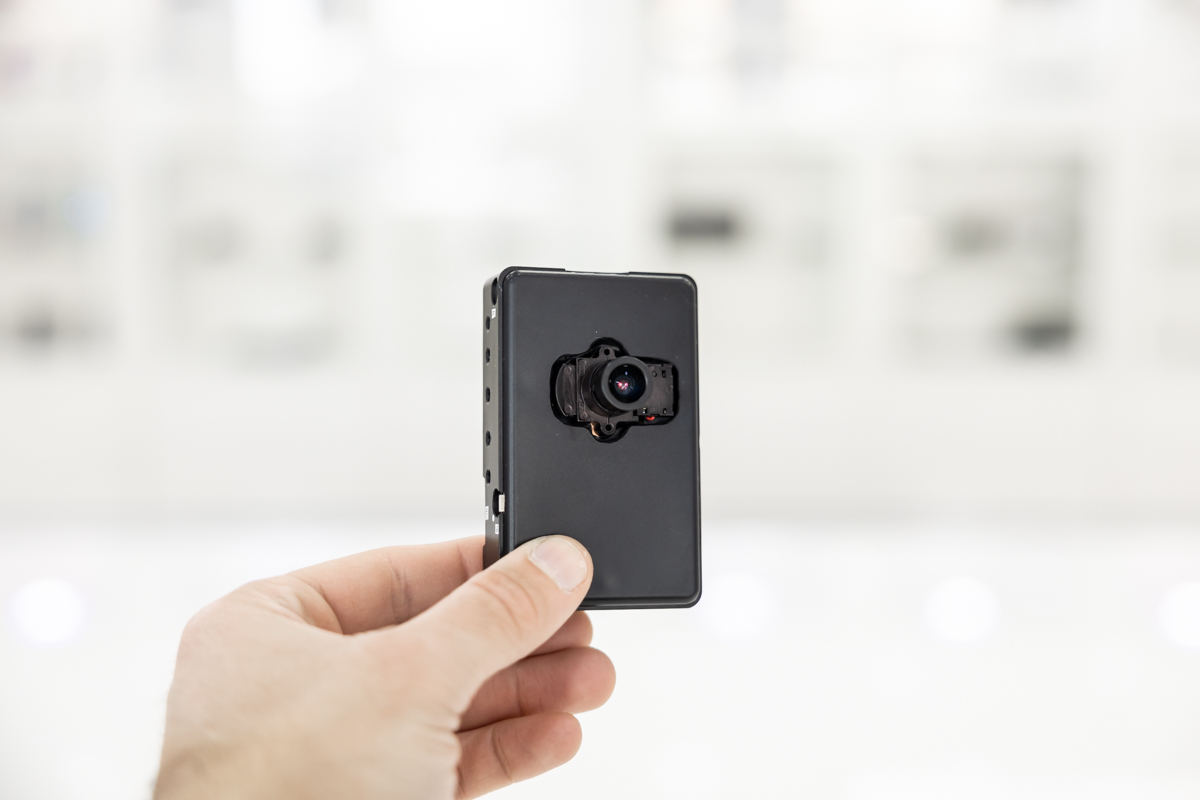 Telecamera spia microcamera audio e video 4G con qualità UltraHD, ottica intercambiabile e infrarosso black CAM.W.03