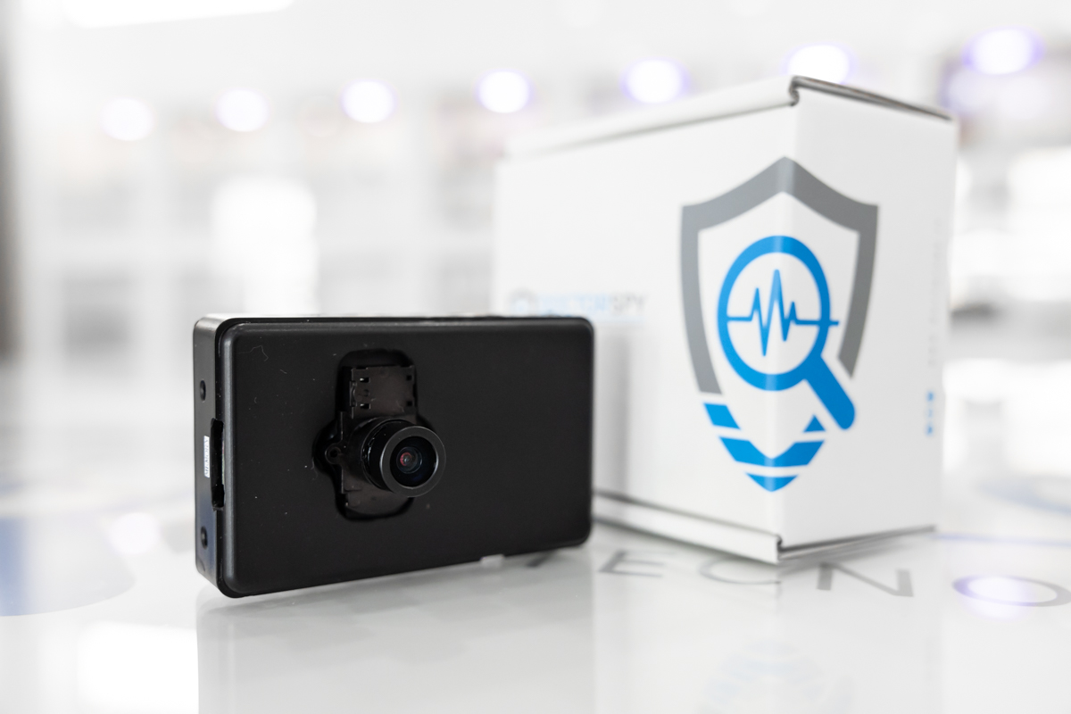 Telecamera spia microcamera audio e video 4G con qualità UltraHD, ottica intercambiabile e infrarosso black CAM.W.03