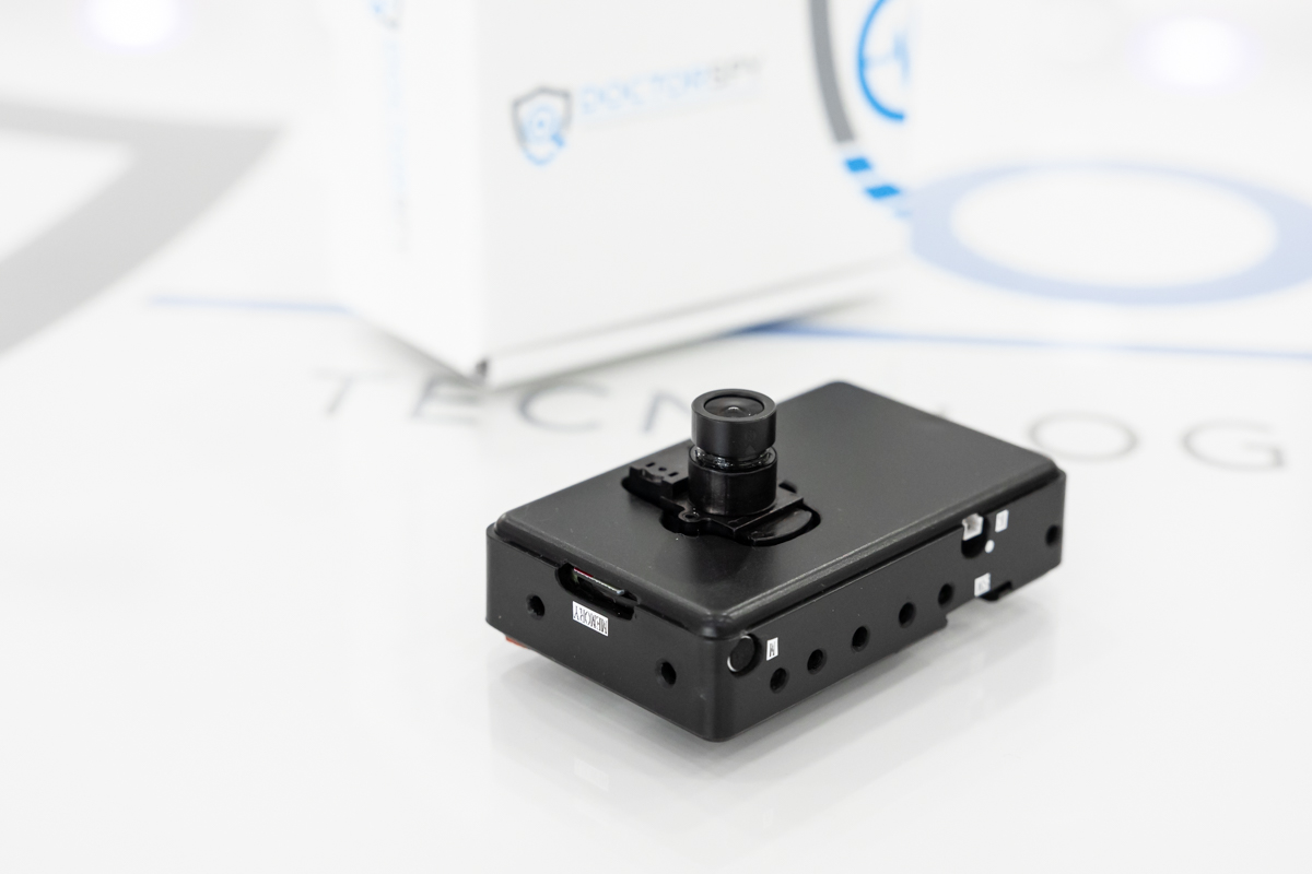 Telecamera spia microcamera audio e video 4G con qualità UltraHD, ottica intercambiabile e infrarosso black CAM.W.03