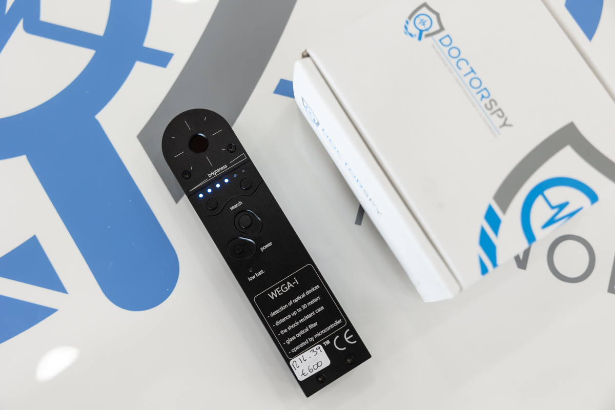 Rilevatore di micro telecamere WEGA-i Digiscan-labs con rilevamento ottico, portata di 10 metri, RIL.39