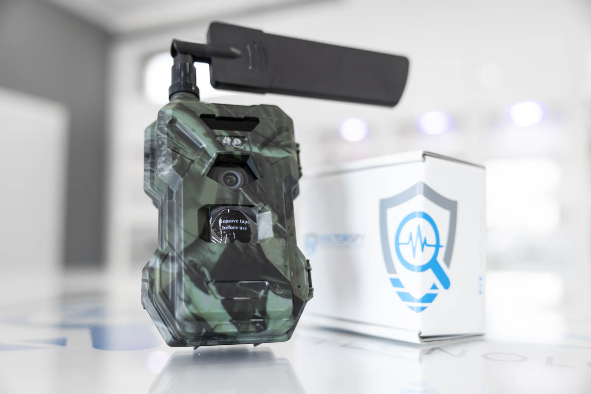 Fototrappola wifi 4G con risoluzione 2k / 30 MP con app per cellulare per streaming live in tempo reale CAM.TRA.06