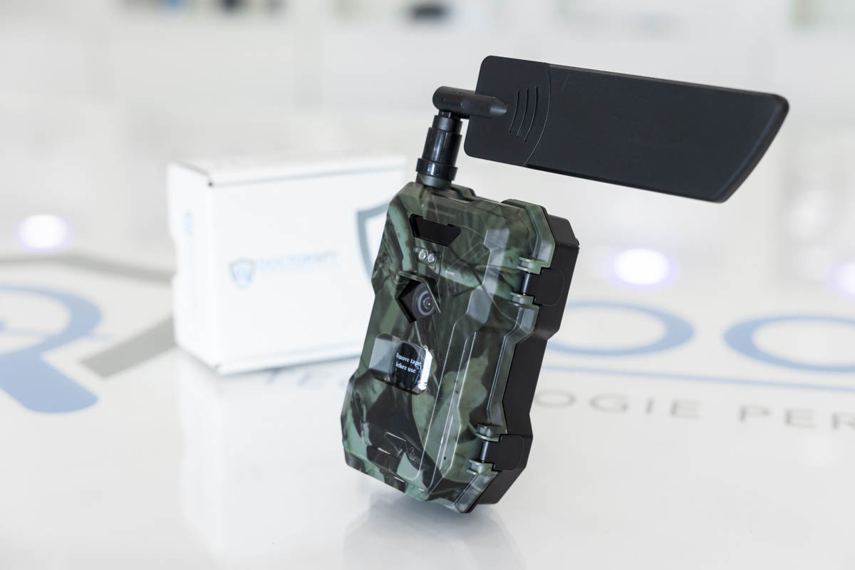 Fototrappola wifi 4G con risoluzione 2k / 30 MP con app per cellulare per streaming live in tempo reale CAM.TRA.06