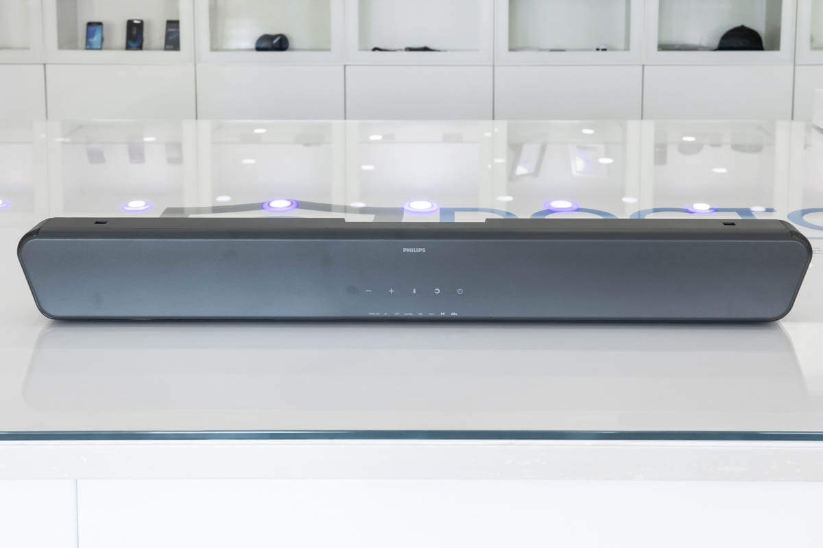 Microcamera wifi p2p full HD occultata in vera soundbar Philips CAM.W.59