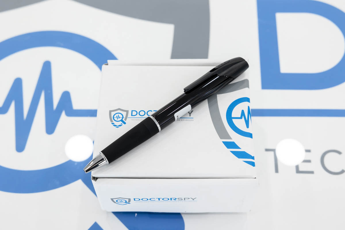 Microcamera wifi full HD per lettura testi occultata in penna spia nera CAM.W.10