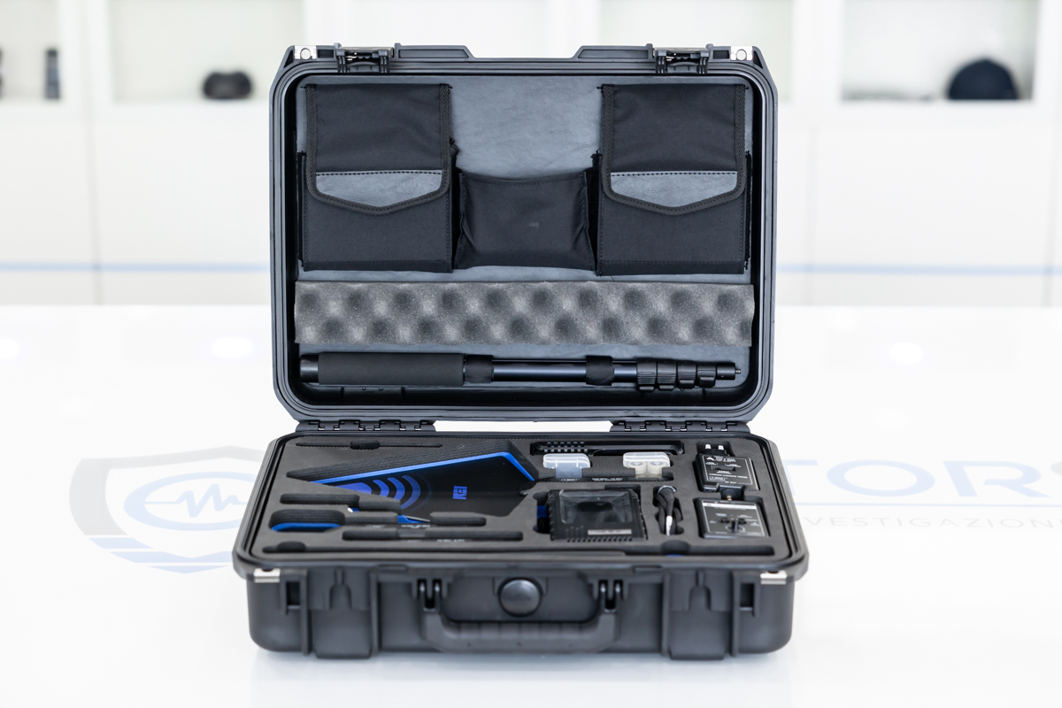ANDRE REI kit rilevatore microspie professionale fino a 6 GHz per bonifiche elettroniche TSCM