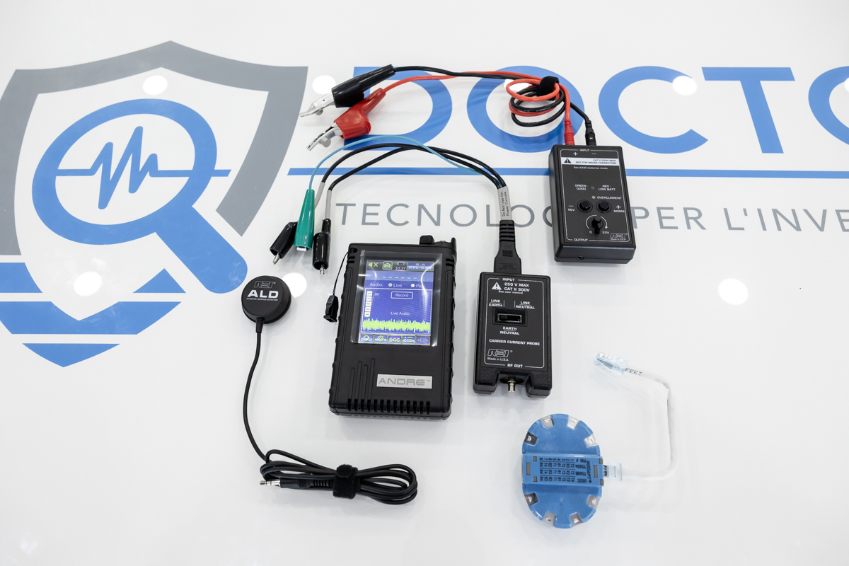 ANDRE REI kit rilevatore microspie professionale fino a 6 GHz per bonifiche elettroniche TSCM