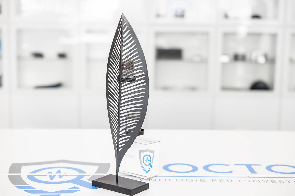 Microcamera con DVR full HD occultata in porta candele DES.19