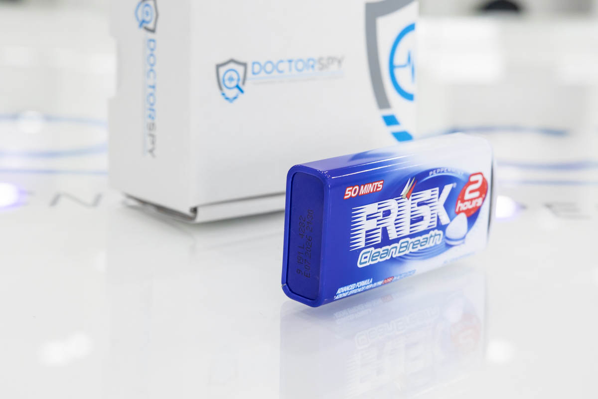 Registratore audio VOX occultato in scatola di caramelle Frisk, con memoria da 16 GB e attivazione vocale DES.17