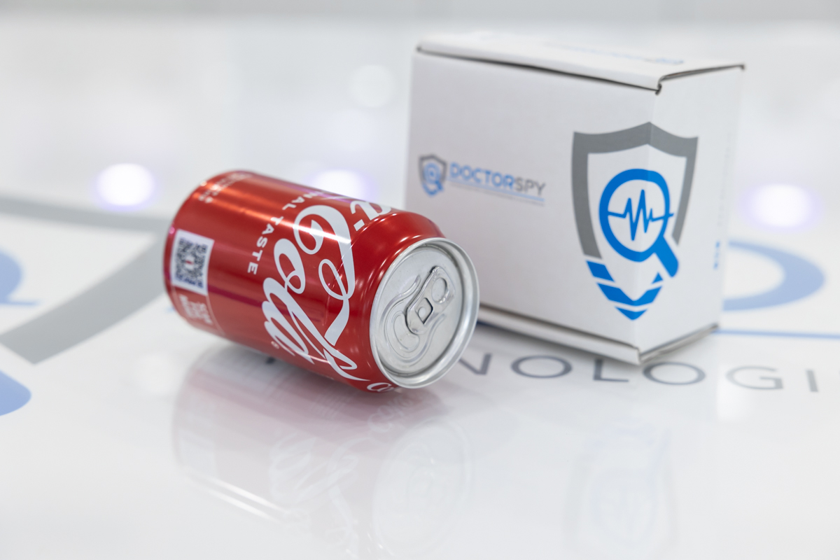 Microspia audio wifi occultata in lattina di Coca Cola DES.36
