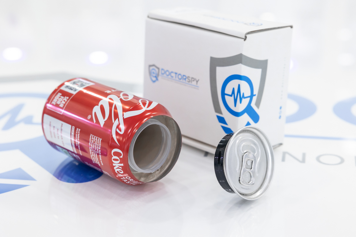 Microspia audio wifi occultata in lattina di Coca Cola DES.36