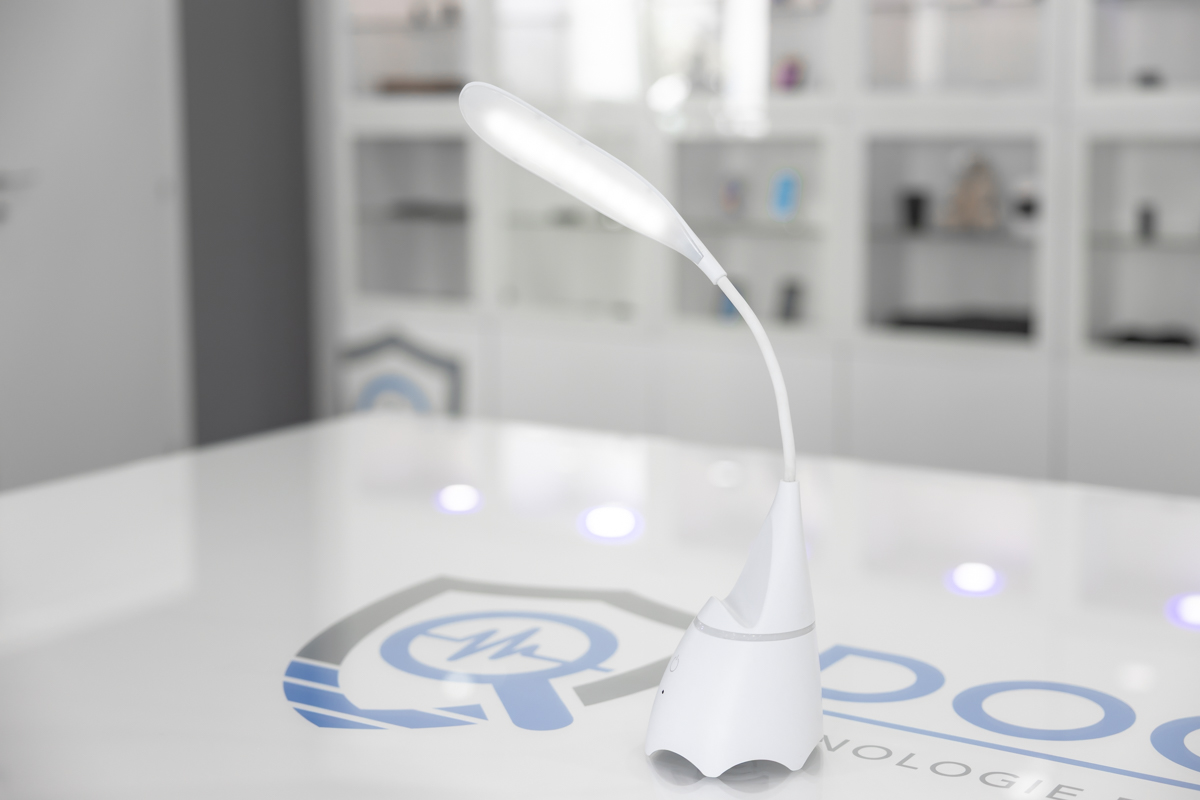 Microcamera wifi full HD occultata in lampada con altoparlante CAM.W.18