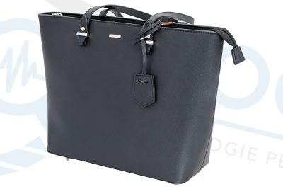 Mini spy camera con dvr full HD occultata in borsa da donna in ecopelle nera DES.50