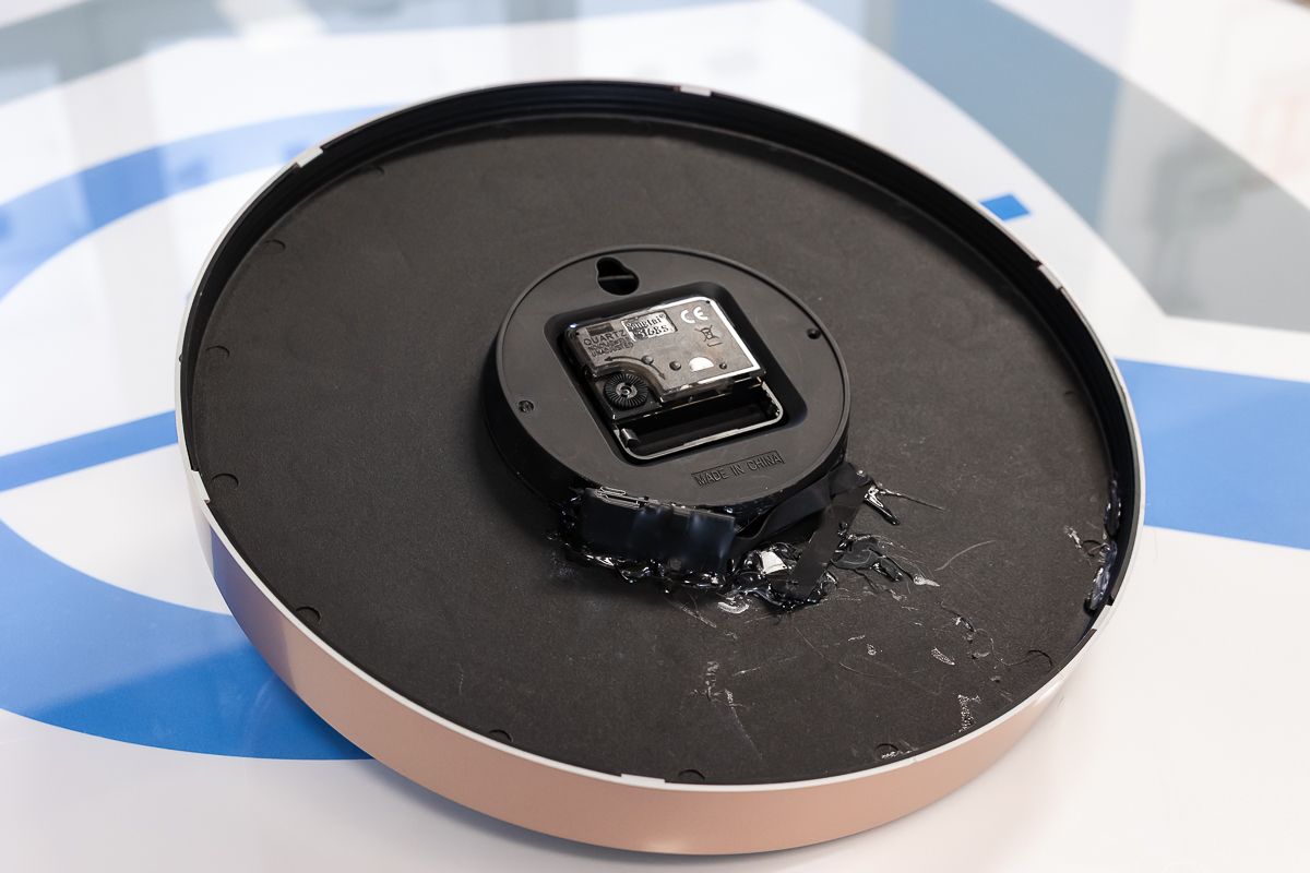 Retro dell'orologio da parete con microcamera CAM.W.45